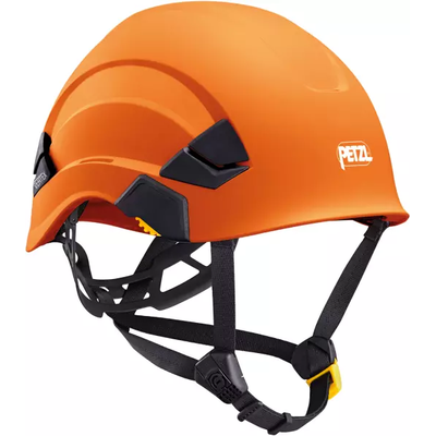 PETZL CASQUE VERTEX ORANGE, TRES CONFORTABLE, COIFFE TEXTILE, POUR SOL ET HAUTEUR