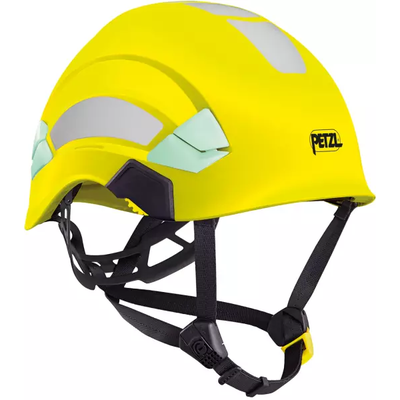 PETZL CASQUE VERTEX HI-VIZ JAUNE, TRES CONFORTABLE ET A HAUTE VISIBILITE, POUR SOL ET HAUTEUR