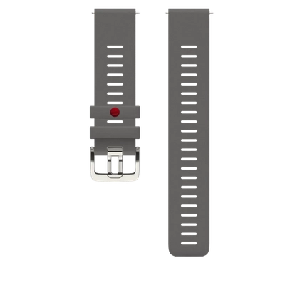 Polar - Bracelet FKM-Fusion Gris 22 mm-WorkMent