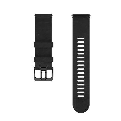 Polar - Bracelet en cuir noir 22 mm-WorkMent