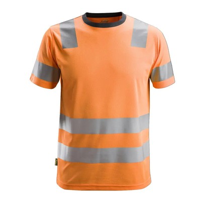 Snickers - T-shirt haute visibilité, AllroundWork CL2 2530-WorkMent